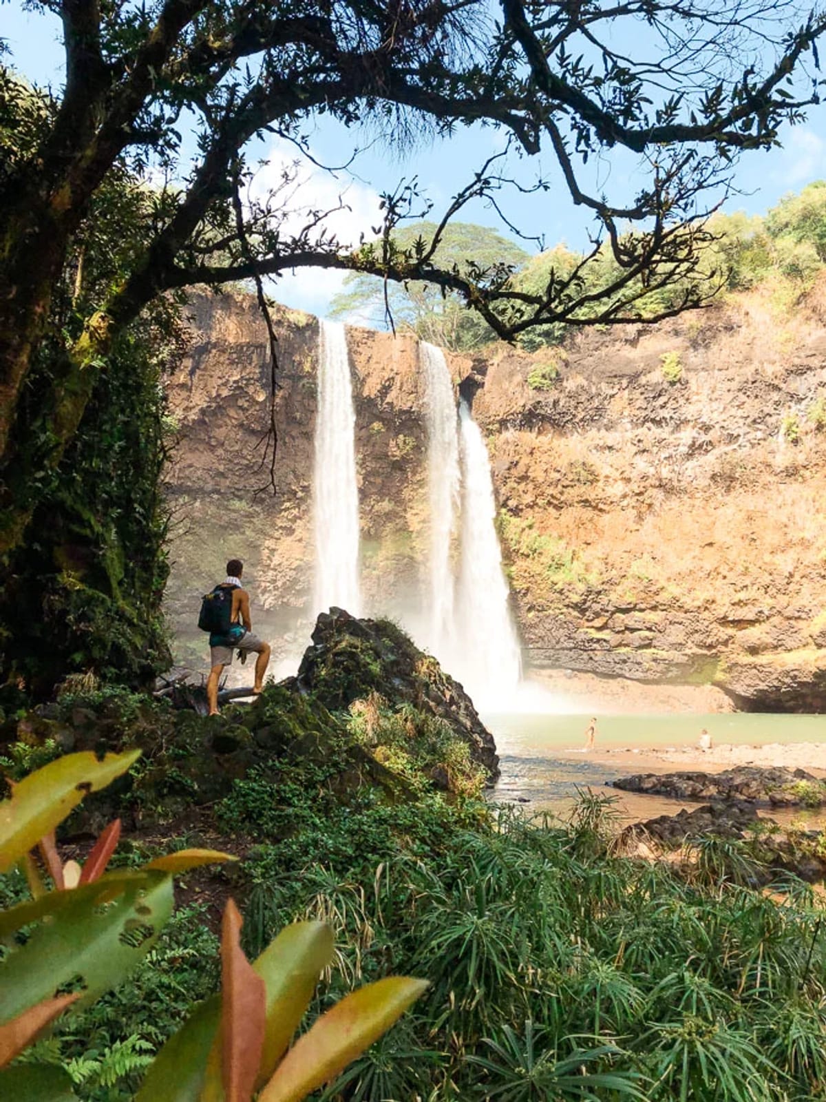 wailua falls, wailua falls hike, wailua falls kauai, wailua waterfall, wailua falls&nbsp; jump, wailua falls swimming, wailua falls trail, wailua falls directions, wailua falls hawaii, can you swim in wailua falls, wailua falls height, wailua falls kauai hike, easy waterfall hike, wailua waterfall kauai, wailua falls kauai, wailua falls hi, wailua falls map, things to do in wailua&nbsp;kauai, hiking down to wailua falls,