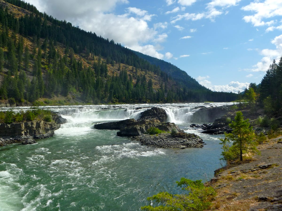 View of the falls from downstream